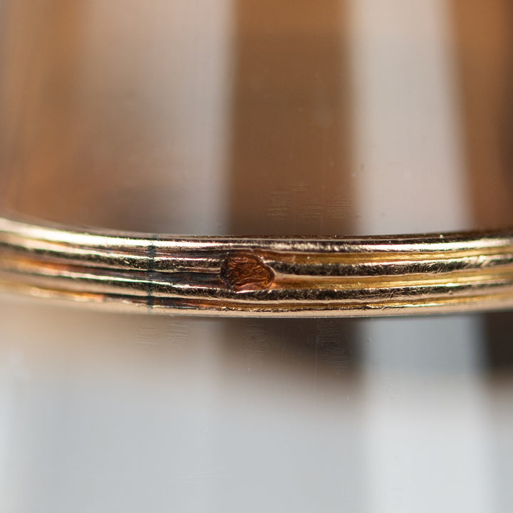 アンティーク トルコ石と天然真珠のマーキーズリング