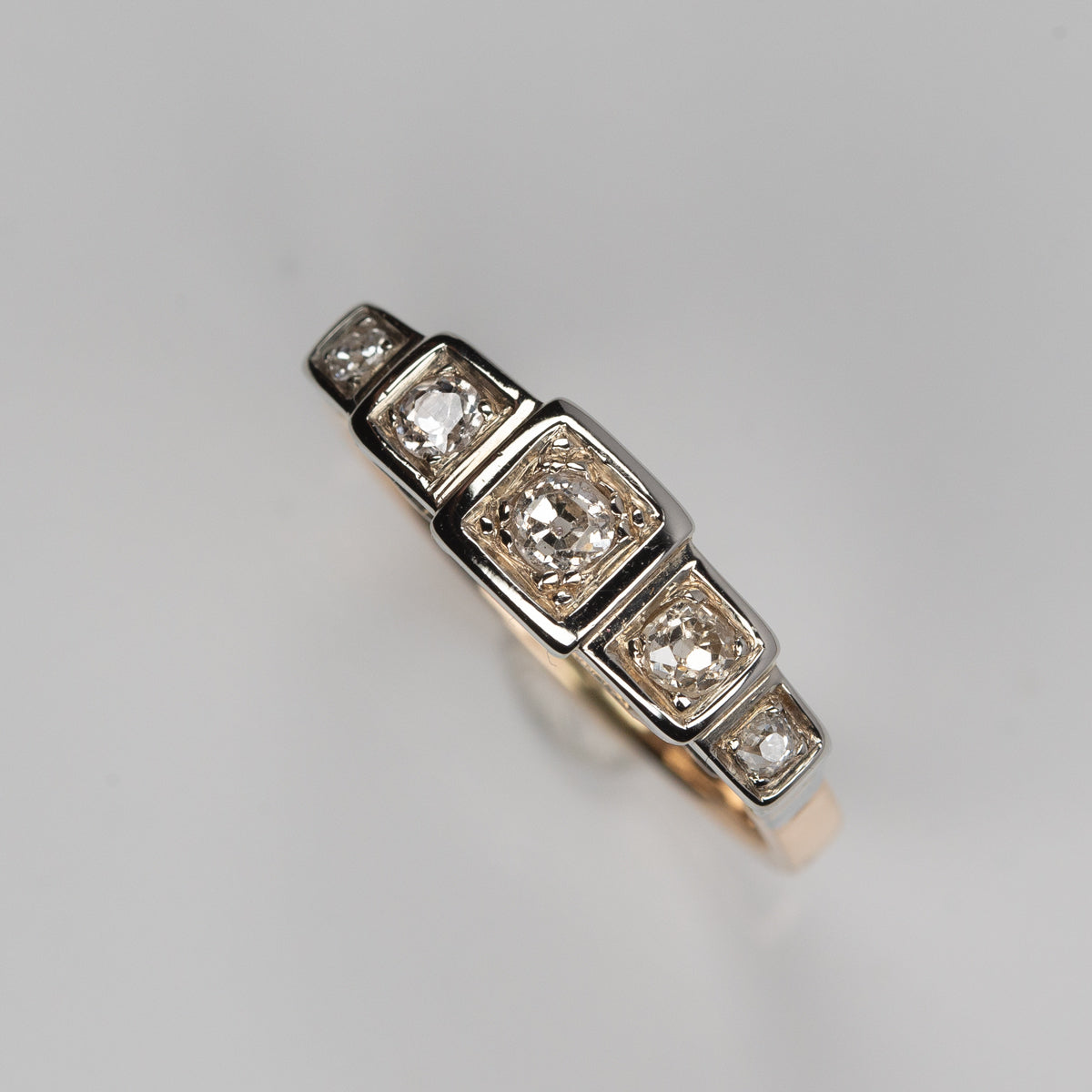 アールデコ オールドカットダイヤモンドリング（ジャルティエール）